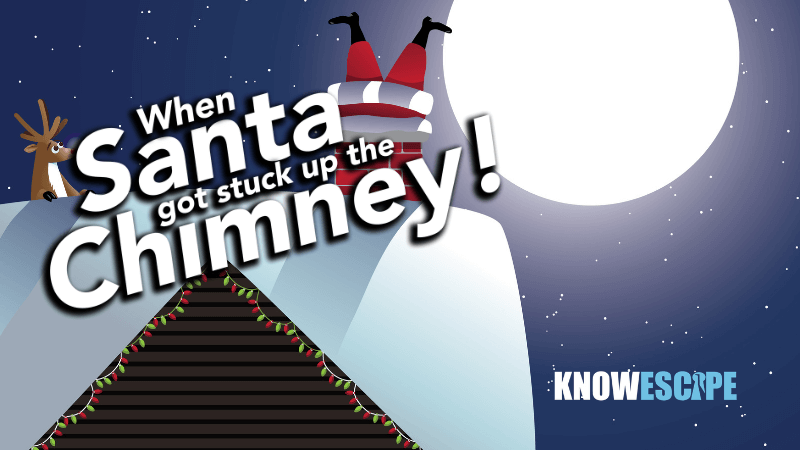 When Santa got Stuck up the Chimney!