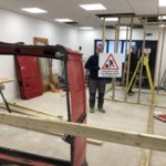 Bishop’s Stortford Escape Rooms Rob the Bank construction