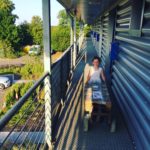 Bishop’s Stortford Escape Rooms Amelia helping to move items